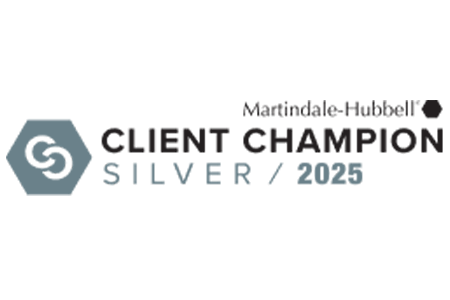 Martindale-Hubbell Client Champion Silver 2025